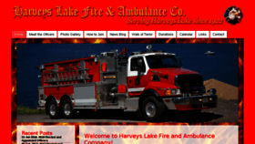 What Harveyslakefire-amb.org website looked like in 2018 (5 years ago)