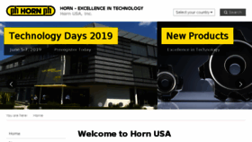 What Hornusa.com website looked like in 2018 (5 years ago)
