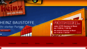 What Heinz-baustoffe.de website looked like in 2018 (5 years ago)