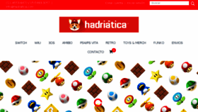 What Hadriatica.com website looked like in 2018 (5 years ago)