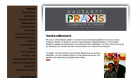 What Hausarztgiessen.de website looked like in 2018 (5 years ago)