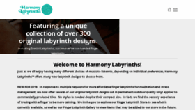 What Harmonylabyrinths.com website looked like in 2018 (5 years ago)