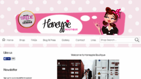 What Honeypieboutique.co.uk website looked like in 2018 (5 years ago)