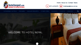 What Hotelnepal.com website looked like in 2018 (5 years ago)