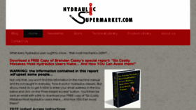 What Hydraulicsupermarket.com website looked like in 2018 (5 years ago)