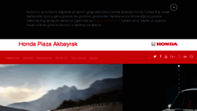 What Hondaakbayrak.com website looked like in 2018 (5 years ago)