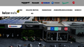 What Holzermoto.ch website looked like in 2018 (5 years ago)