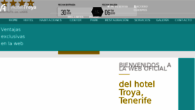 What Hoteltroyatenerife.com website looked like in 2018 (5 years ago)
