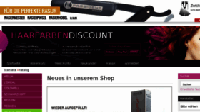 What Haarfarbendiscount.de website looked like in 2018 (5 years ago)