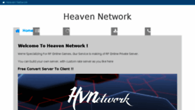 What Heaven-gaming.org website looked like in 2018 (5 years ago)