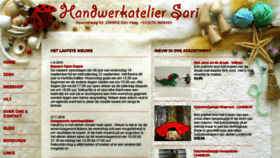 What Handwerkateliersari.nl website looked like in 2018 (5 years ago)