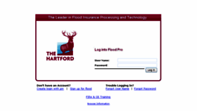 What Hartfordfloodonline.com website looked like in 2018 (5 years ago)