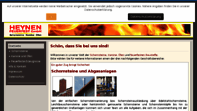 What Heynen-feuerfest.de website looked like in 2018 (5 years ago)