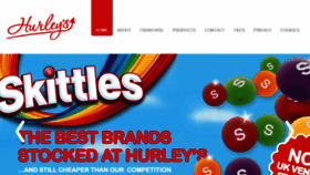 What Hurleysfoods.com website looked like in 2018 (5 years ago)