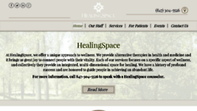 What Healingspacellc.com website looked like in 2018 (5 years ago)