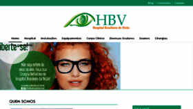 What Hospitalbrasileirodavisao.com.br website looked like in 2018 (5 years ago)