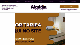 What Hotelaladdin.com.br website looked like in 2018 (5 years ago)