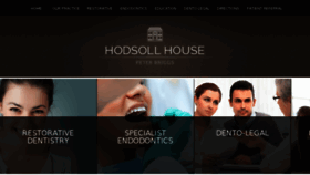 What Hodsollhousedental.co.uk website looked like in 2018 (5 years ago)