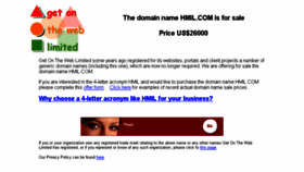 What Hmil.com website looked like in 2018 (5 years ago)