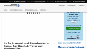 What Hassenpflug-rechtsanwaelte.de website looked like in 2018 (5 years ago)