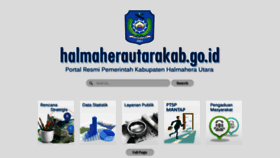 What Halmaherautarakab.go.id website looked like in 2018 (5 years ago)