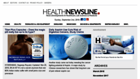 What Healthnewsline.net website looked like in 2018 (5 years ago)
