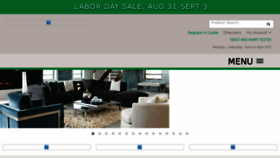 What Hickoryfurniture.com website looked like in 2018 (5 years ago)