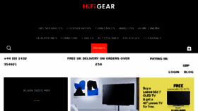 What Hifigear.co.uk website looked like in 2018 (5 years ago)