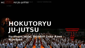 What Hokutoryu.com website looked like in 2018 (5 years ago)