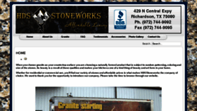 What Hdsstoneworks.com website looked like in 2018 (5 years ago)