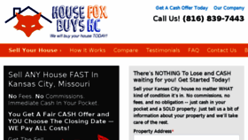 What Housefoxbuyskc.com website looked like in 2018 (5 years ago)