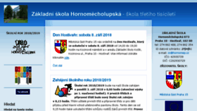 What Hornomep.cz website looked like in 2018 (5 years ago)