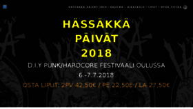 What Hassakkapaivat.com website looked like in 2018 (5 years ago)