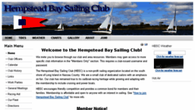 What Hempsteadbaysailingclub.org website looked like in 2018 (5 years ago)