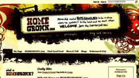 What Homegrown.org website looked like in 2018 (5 years ago)