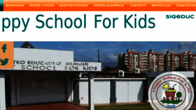 What Happyschoolforkids.com website looked like in 2018 (5 years ago)