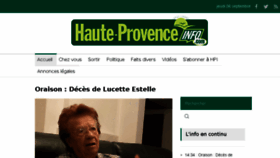 What Hauteprovenceinfo.com website looked like in 2018 (5 years ago)