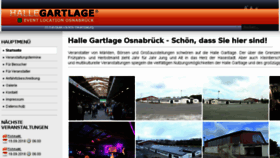 What Hallegartlage.de website looked like in 2018 (5 years ago)