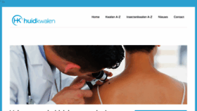 What Huidkwalen.nl website looked like in 2018 (5 years ago)