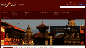 What Highasiatours.com website looked like in 2018 (5 years ago)