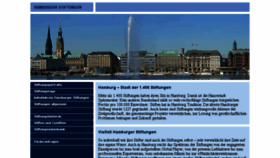 What Hamburger-stiftungen.de website looked like in 2018 (5 years ago)