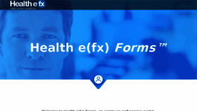 What Healthefxforms.us website looked like in 2018 (5 years ago)