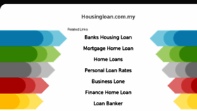 What Housingloan.com.my website looked like in 2018 (5 years ago)
