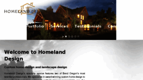 What Homelanddesignllc.com website looked like in 2018 (5 years ago)