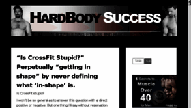 What Hardbodysuccessblog.com website looked like in 2018 (5 years ago)