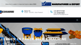 What Hptilesmachinery.com website looked like in 2018 (5 years ago)