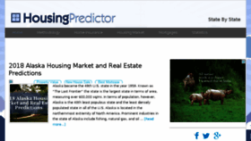 What Housingpredictor.com website looked like in 2018 (5 years ago)