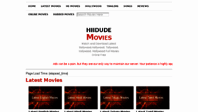 What Hiidude.wtf website looked like in 2018 (5 years ago)