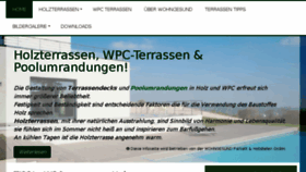 What Holzterrassen-wien.at website looked like in 2018 (5 years ago)