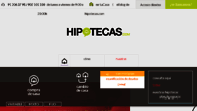 What Hipotecas.com website looked like in 2018 (5 years ago)